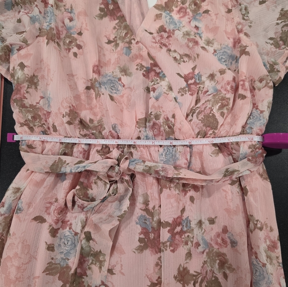 Cy Fashion Floral Midi Dress in Pink - Picture 4 of 6